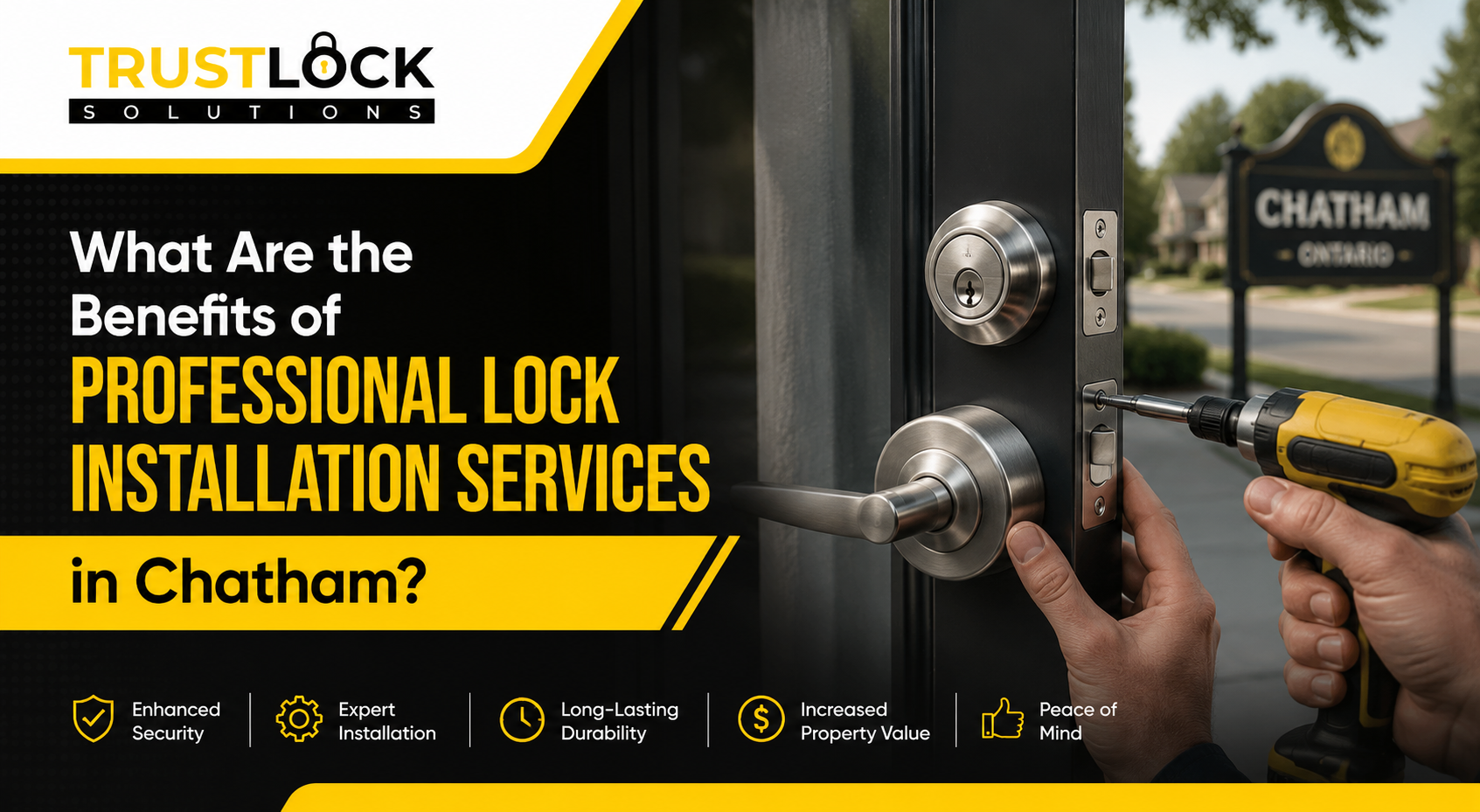 What Are the Benefits of Professional Lock Installation Services in Chatham