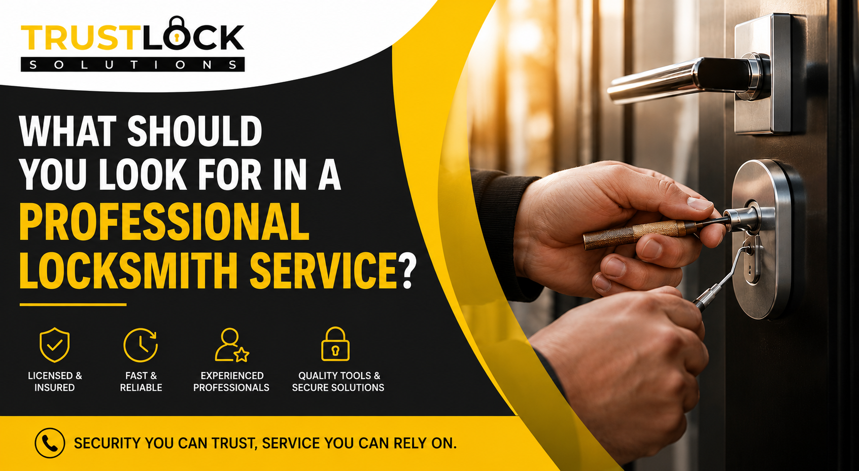 What Should You Look for in a Professional Locksmith Service